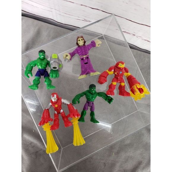 Marvel Super Hero Squad Imaginext Playskool Hasbro Iron Man Hulk‎ - Picture 7 of 7